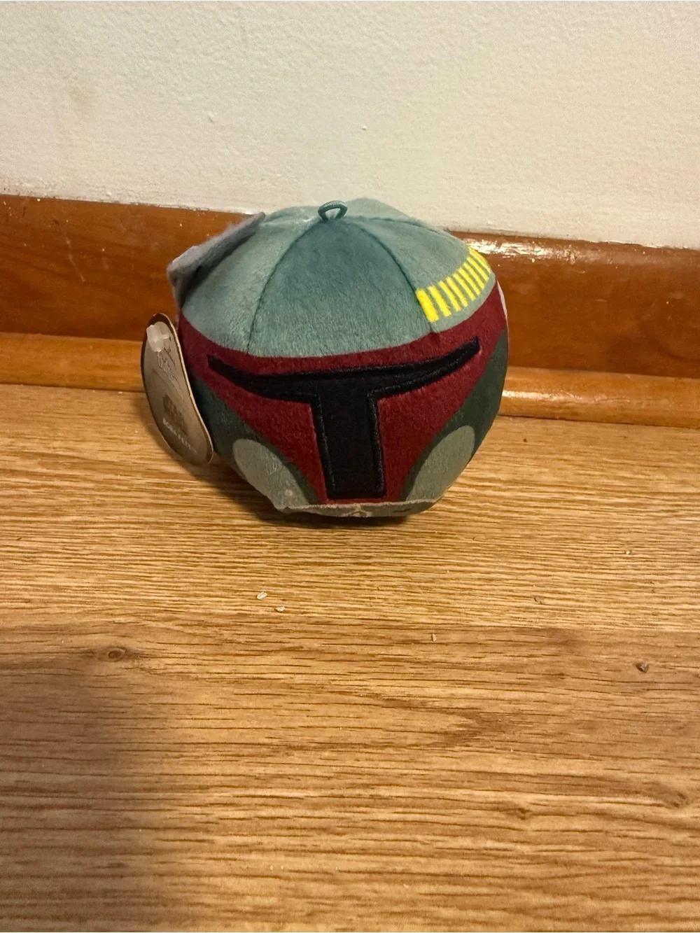 New Hallmark Disney Star Wars Boba Fett Fluffballs Plush Ornament *NWT*